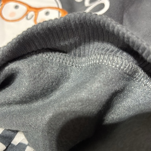 Lila & Jack 3pc. set Hoodie Sweatshirt,stretch checkered leggings,sunglasses - Picture 5 of 6